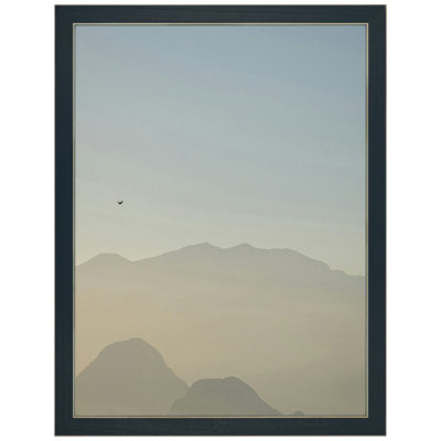 24x33 Picture Frame Black Clean Cut Style 71206-003 , 1.25 Inch Wood Moulding , Includes Acrylic and Backing , Wall Display Frame for Art, Posters, or Photos 
