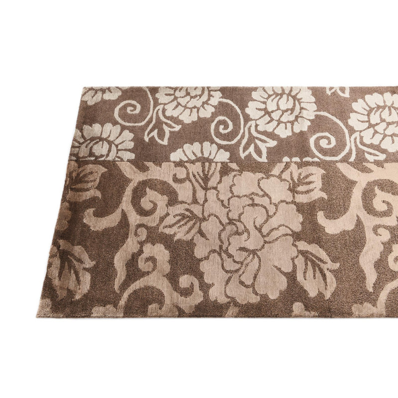 Tapis de couloir brun chocolat Howard