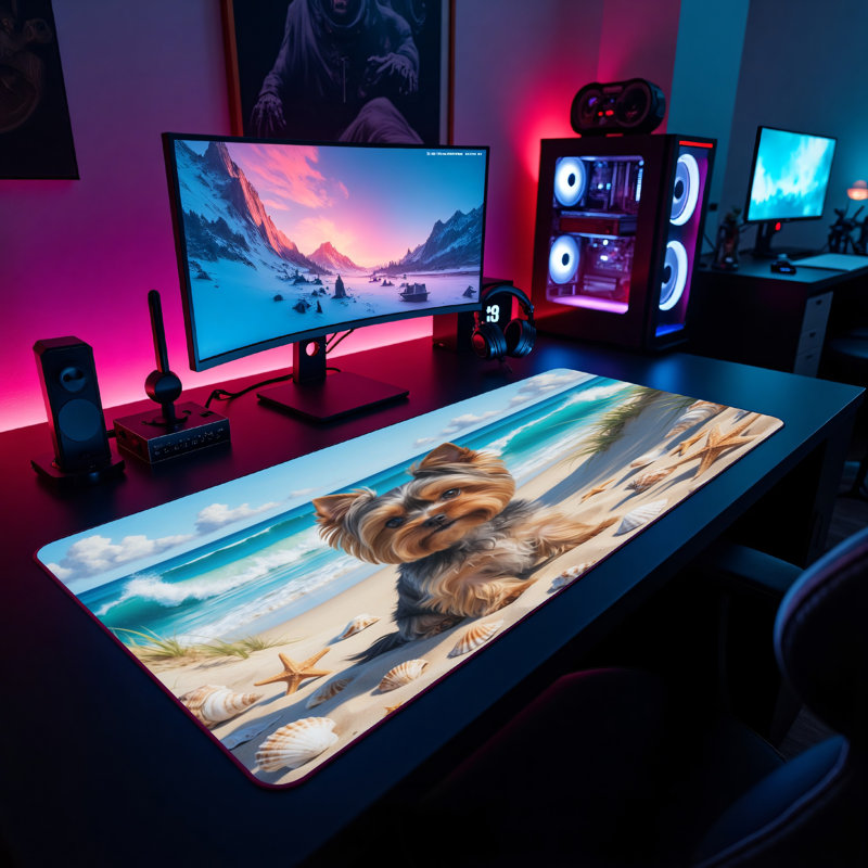 Polyester Desk Pad, 23.6x13.8