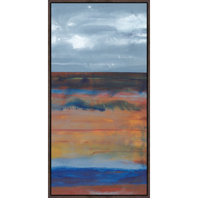 Oceanic Horizon IV Framed Painting Canvas