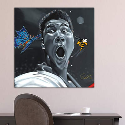 «Sting Like A Bee», reproduction sur toile tendue