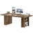 Hulste 70" Executive Desk, Brown-1534326642