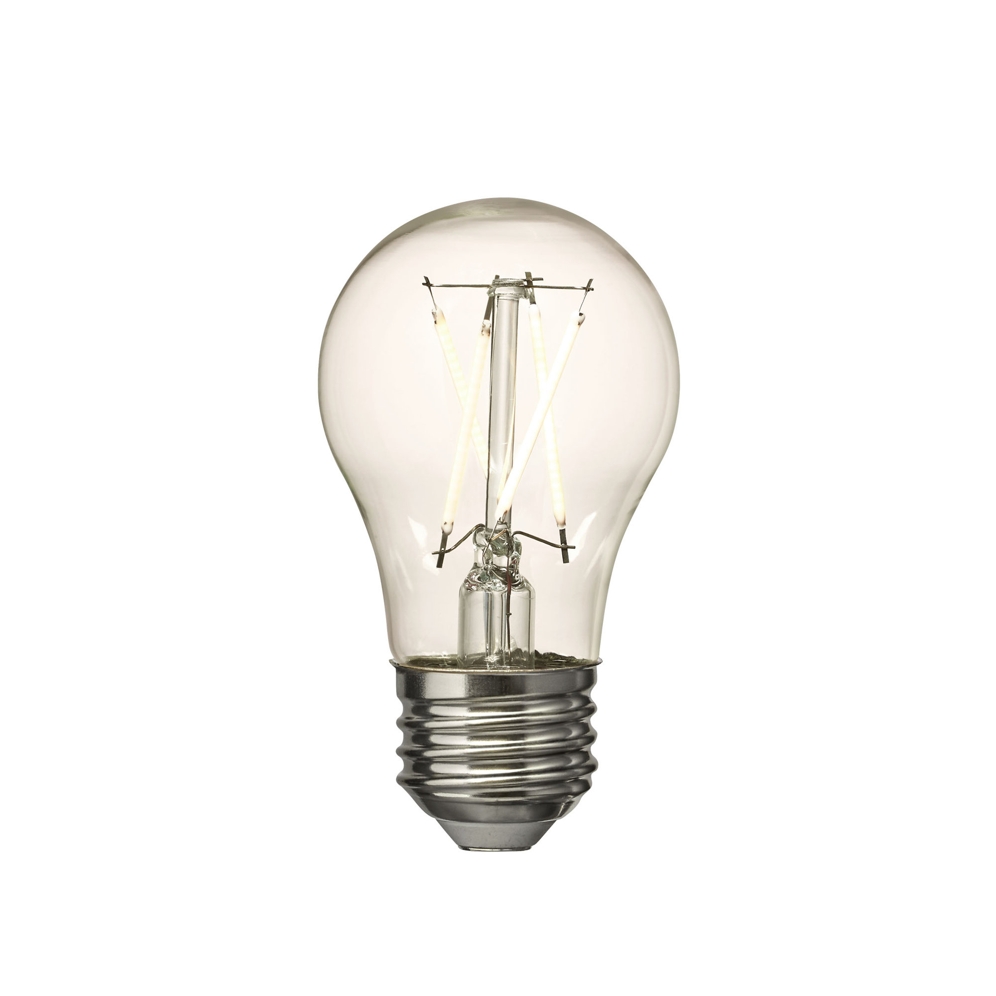 Visual Comfort & Co. LED A15 shape 5W Soft White E-26 Medium base Clear Edison Style light bulb, 2700 Kelvins