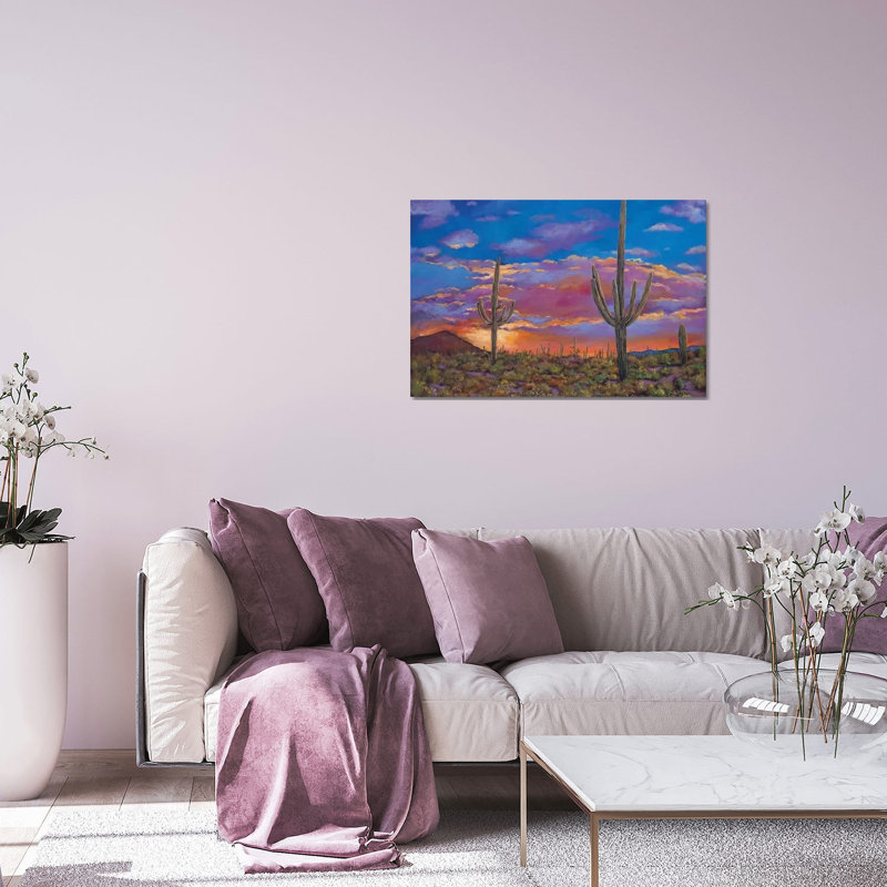Southern Arizona Evening par Johnathan Harris - impression sans cadre, H 16 po x l 24 po x P 0,25 po