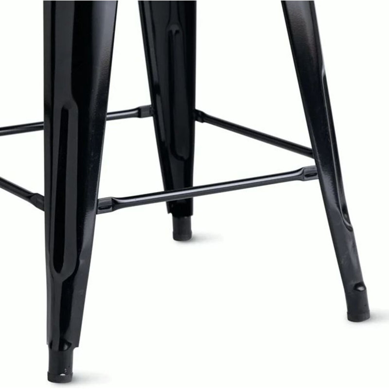 Guillen Metal Stool, Black