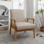 Fauteuil de style moderne Mid-Century de 25,38 po de largeur-2127115391
