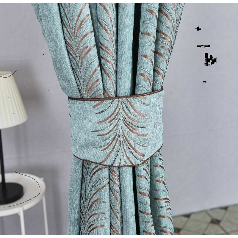 Mitat Room Darkening Curtain Pair, 228cm Width x 274cm Drop, Sage