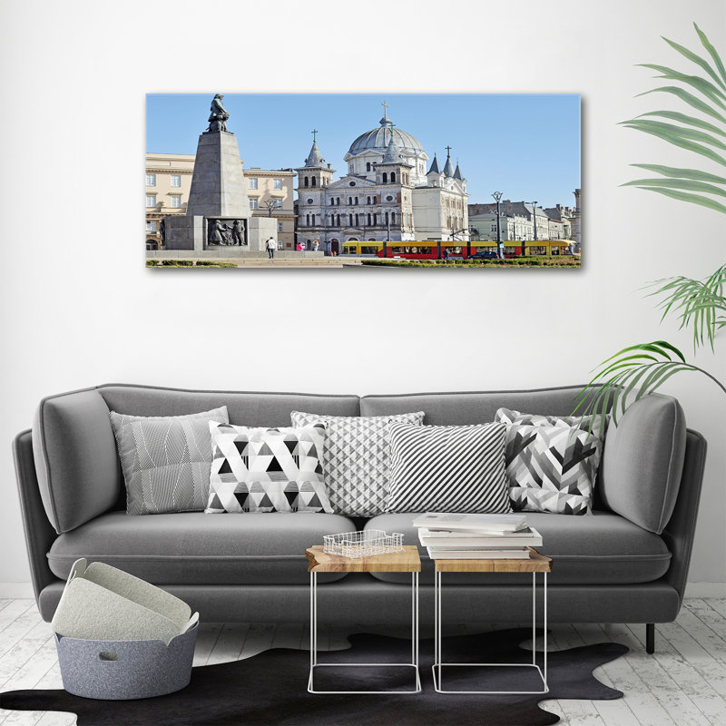 Plac Wolnoå›Ci ÅÃ³Dåº - No Frame Print, Canvas, 50cm H x 125cm W