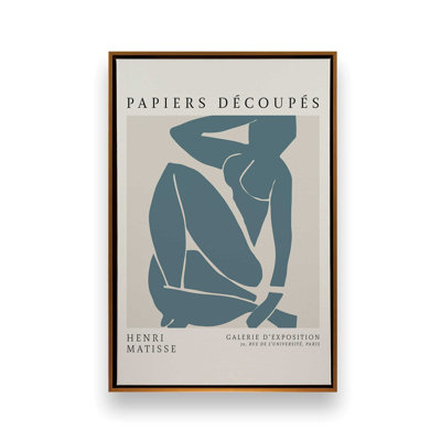 Matisse's Nude III en bleu minuit