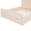 Lit plateforme avec tête de lit et grand tiroir Wescott, lit de rangement, cadre de lit, lits-348236625