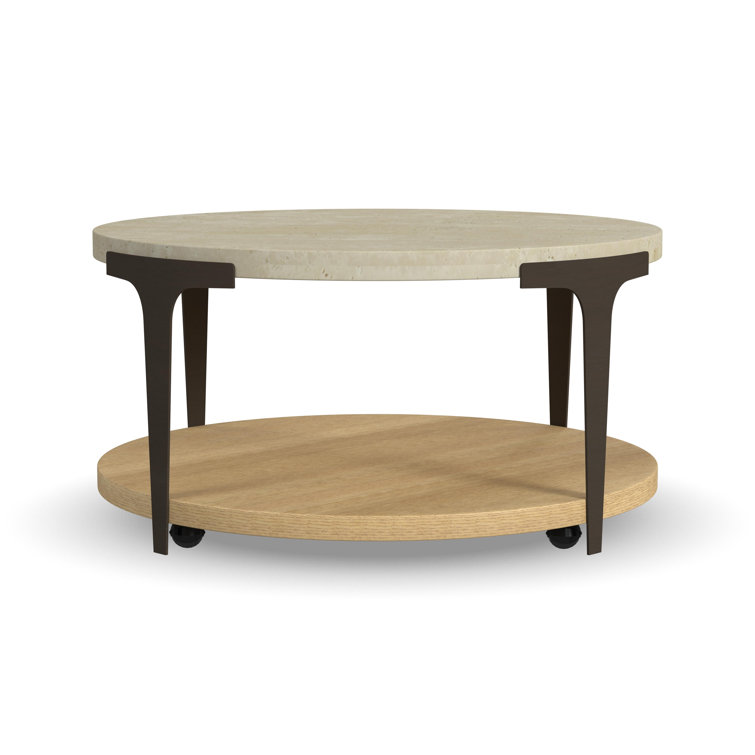 Omni Round Coffee Table With Casters