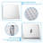 Topcraft 10-Inch Ceiling Mount Square Shower System With Rough-In Valve-114861674