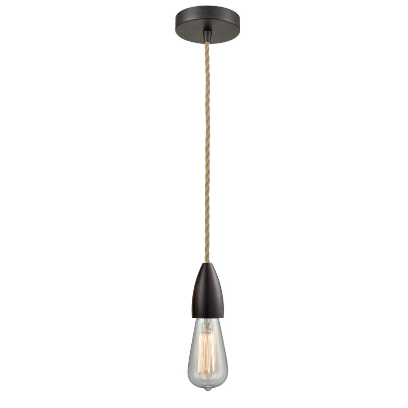Cecile 1 - Light Single Pendant, Oil Rubbed Bronze