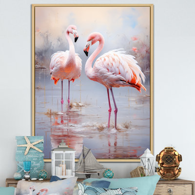«Grand Flamingo Camargues Calm I» sur toile