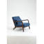 Chaise d'appoint Mid-Century moderne avec structure en bois, chaises de salon rembourrées avec coussin de taille, fauteuil de lecture pour véranda de chambre à coucher-1750340324-1750340345