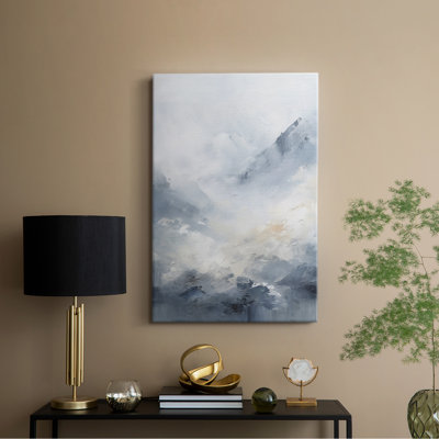 Paysages série CCxxxi - Toile tendue avec châssis de qualité supérieure - Prêt à être accroché