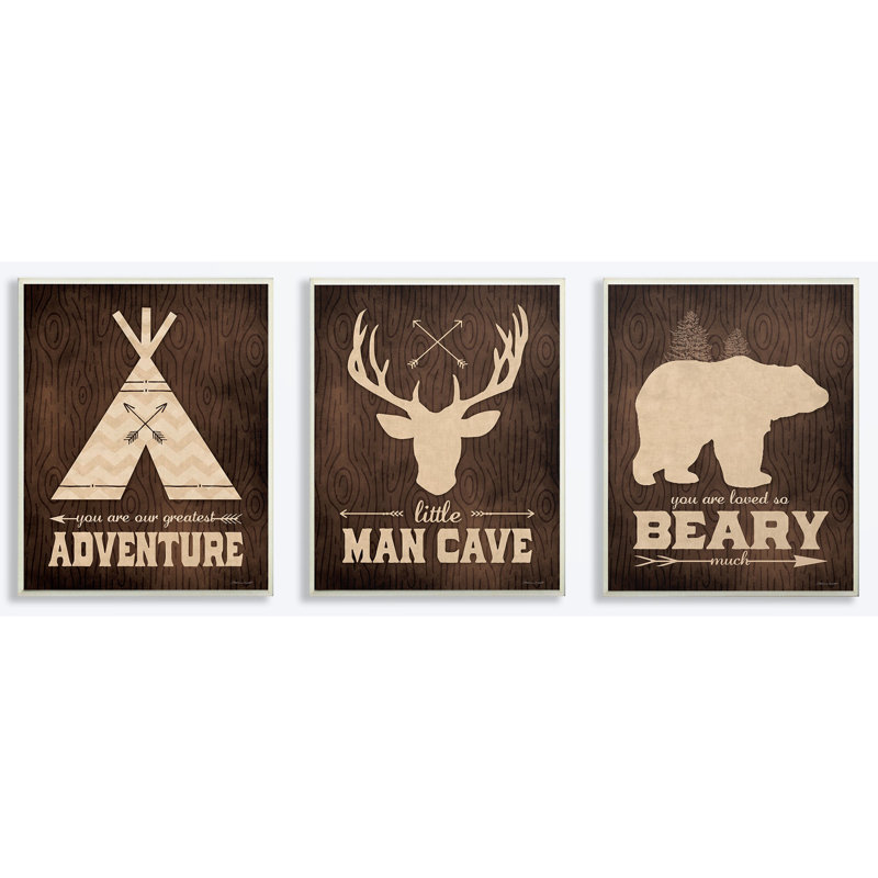 Leite Animals 3 - Piece Framed Art