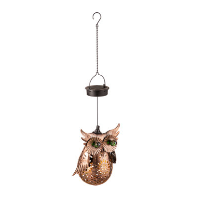 9.45 " Solar Powered Integrated LED Outdoor Hanging Light