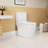 1.1/1.6 GPF Elongated Comfort Height Floor Mounted One-Piece Toilet ,  CUPC Certified, Watersense Cetified, Ceramic, White Color, Soft Close Seat, T036WT