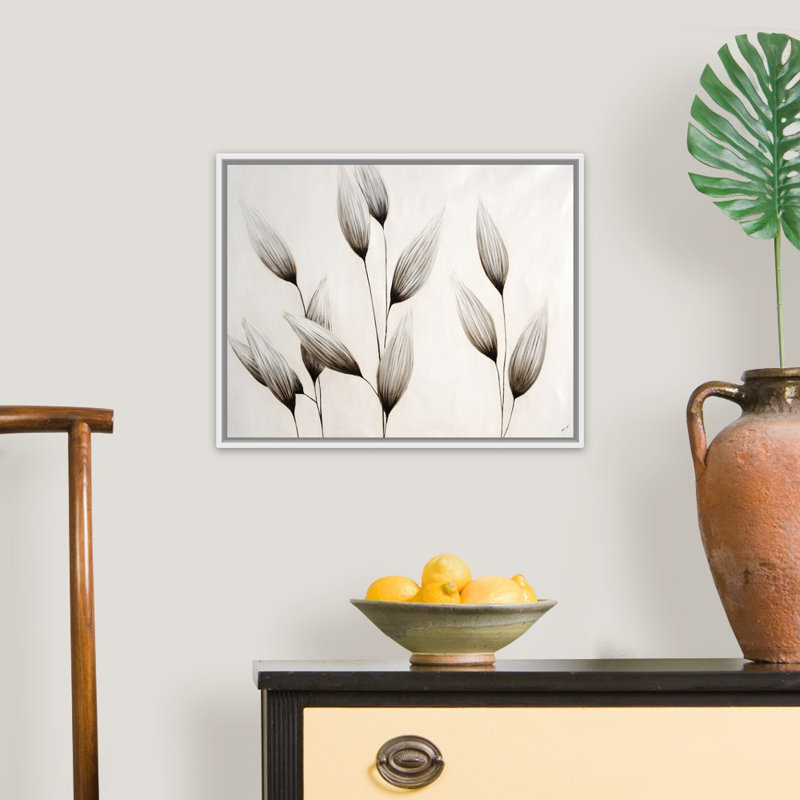« Wheat Field II » par Sydney Edmunds-impression, Cadre blanc, H 18 po x l 22 po x P 1,75 po