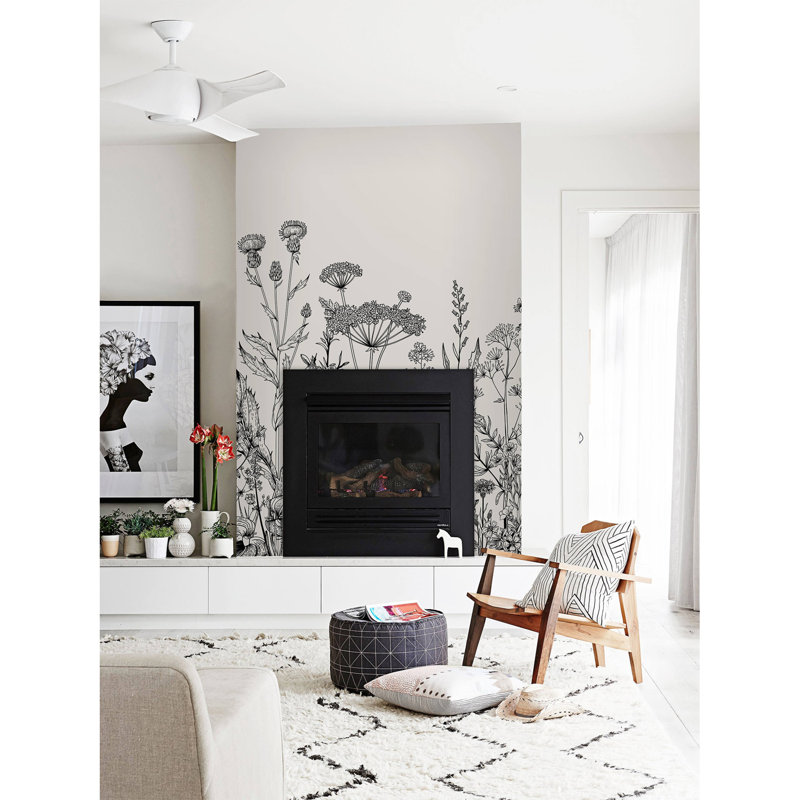 Caraviello 2.5m x 2.5m Matte Peel and Stick Mural, 250 x 104cm