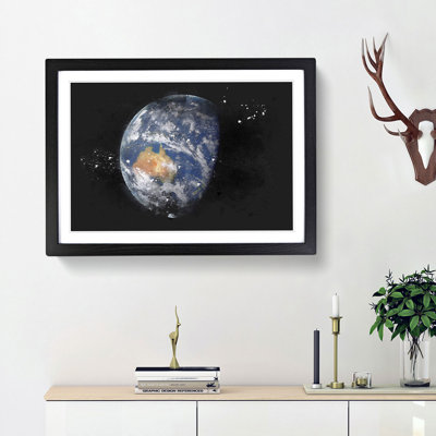 View of Planet Earth - Picture Frame Graphic Art Print