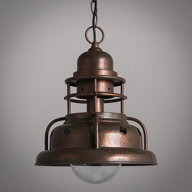 Pendelton 1 - Light Brown Bell Pendant
