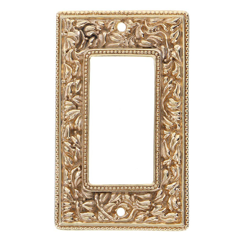 San Michele 1-Gang Rocker Wall Plate, Polished Gold