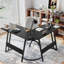 Vanesa 120cm L-Shape Computer Desk Metal Base Corner Gaming Desk Large PC Writing Table-600198825-557287269