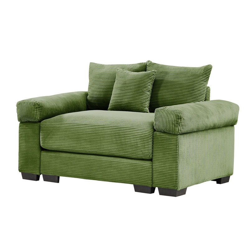 Canapé modulaire surdimensionné 54,3 po Cloud, Vert