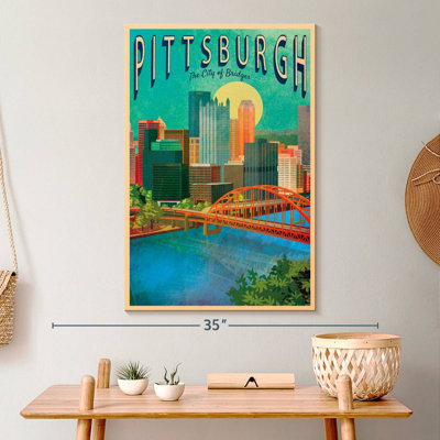 " Pittsburgh the City of Bridges " Print