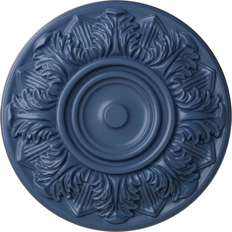 Médaillon de plafond Whitman de 13 po x P 1 3/8 po (pour auvent jusqu'à 3 3/4 po), Americana