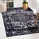 Tapis bleu marine Javert
