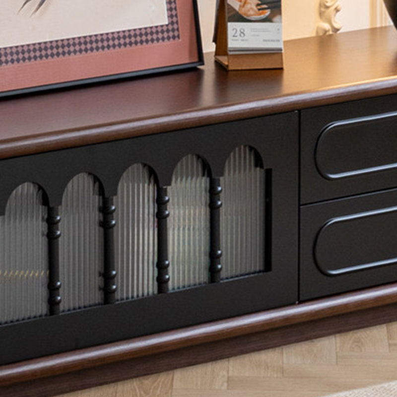 Meuble télé avec rangement Arch, H 16,53 po x L 78,74 po x l 15,74 po