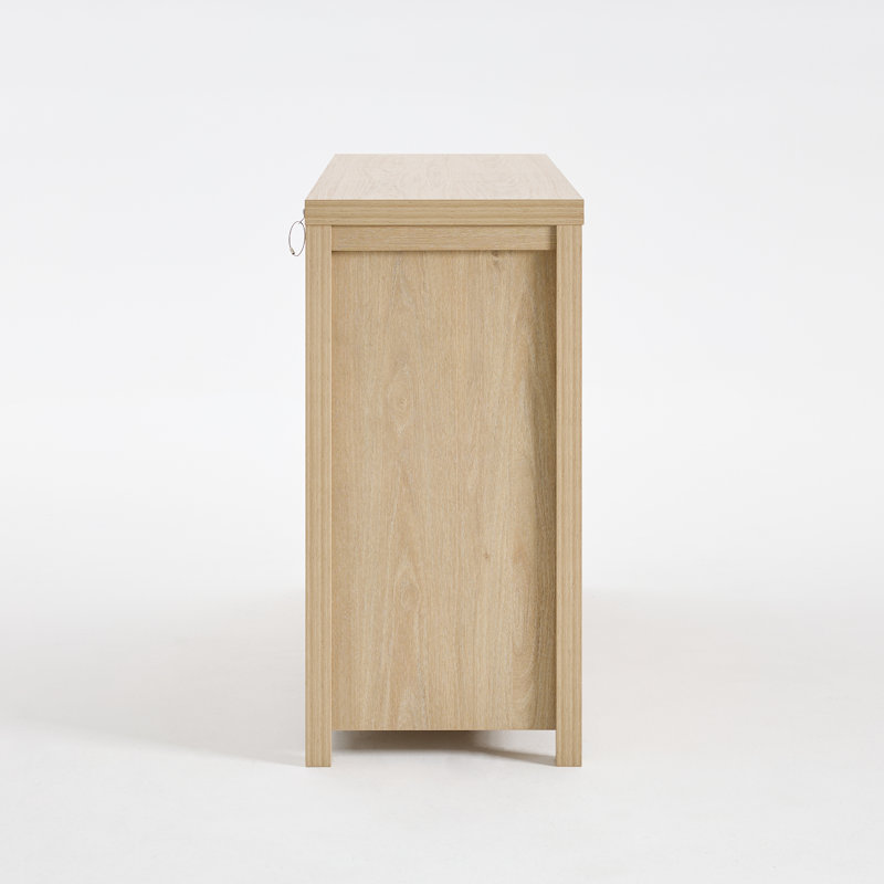 Commode 6 tiroirs Allenside, Chêne clair