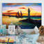Scène portuaire - reproduction d'art sur toile-972878962-972878860