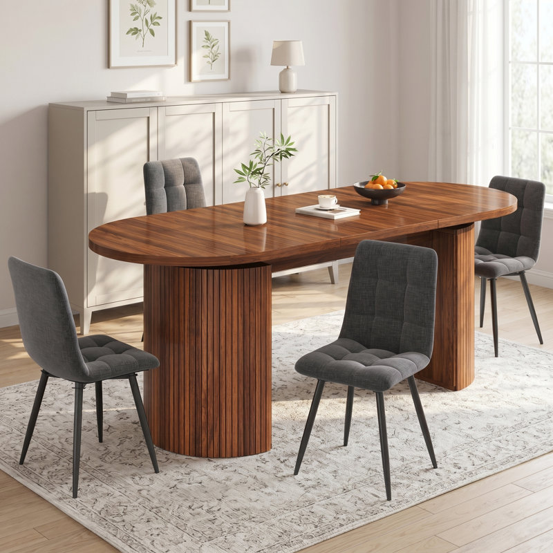 Extendable Dining Table, Walnut