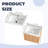 Floating Bathroom Vanity Set with Push-Open Drawers & Integrated Basin – Space-Saving Wall-Mounted Design, Easy Install