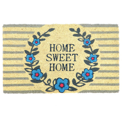 Stian Non-Slip Floral Doormat