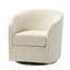 Amarante Contemporary and Classic Velvet Swivel Chair-831214097
