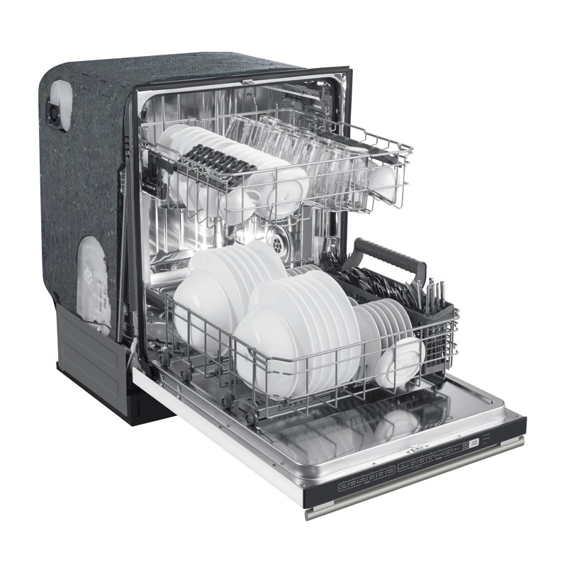 Forno Espresso Pozzo 24 in. Built-In Tall Tub Top Control Black or White Dishwasher, 49 dBA, White