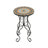 Round Ceramic Outdoor Side Table