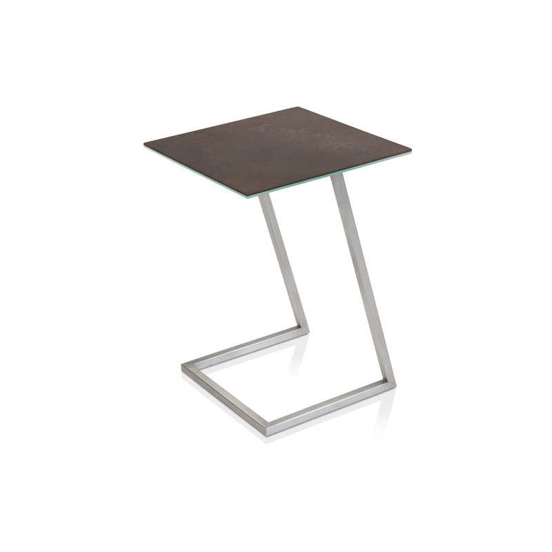 Ulla Sled Coffee Table, Silver