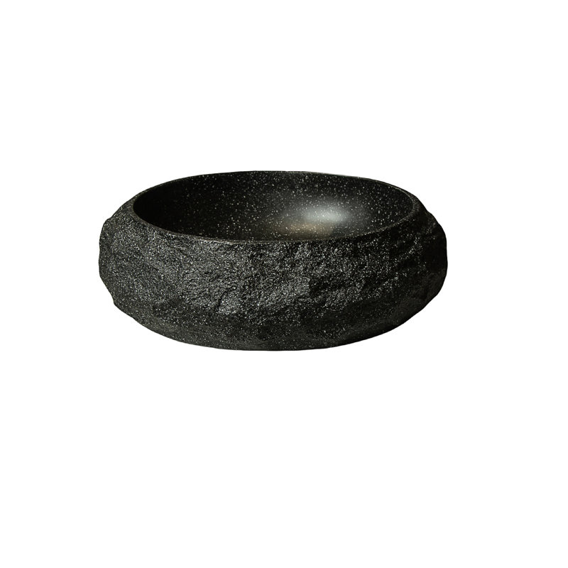 Luna 18'' Bathroom Sink, Dark Gray