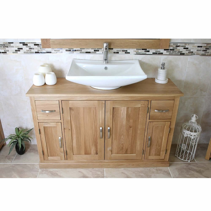 Dyer 1230mm Single Bathroom Vanity with Vessel Ceramic Basin