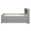 Lit plateforme avec tête de lit, USB, lit gigogne simple et 3 tiroirs, cadre de lit-802970749-802970746
