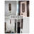 Three-dimensional dial elliptical wooden pendulum clock