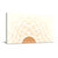 Motif tendance de soleil levant avec des tons beiges doux-1274007946