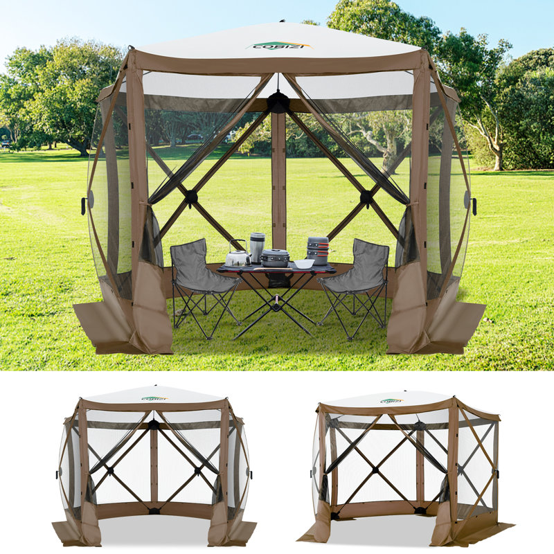 Pop-up abri de jardin, Kaki
