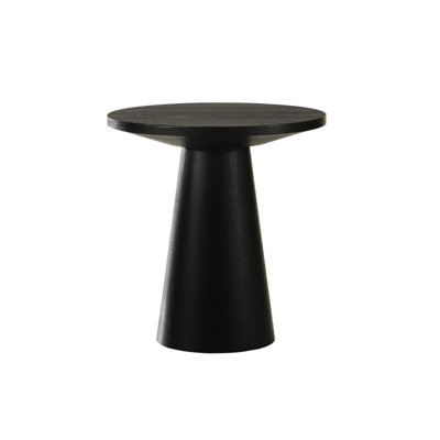 Console ronde, canapé de salon moderne avec base à piédestal